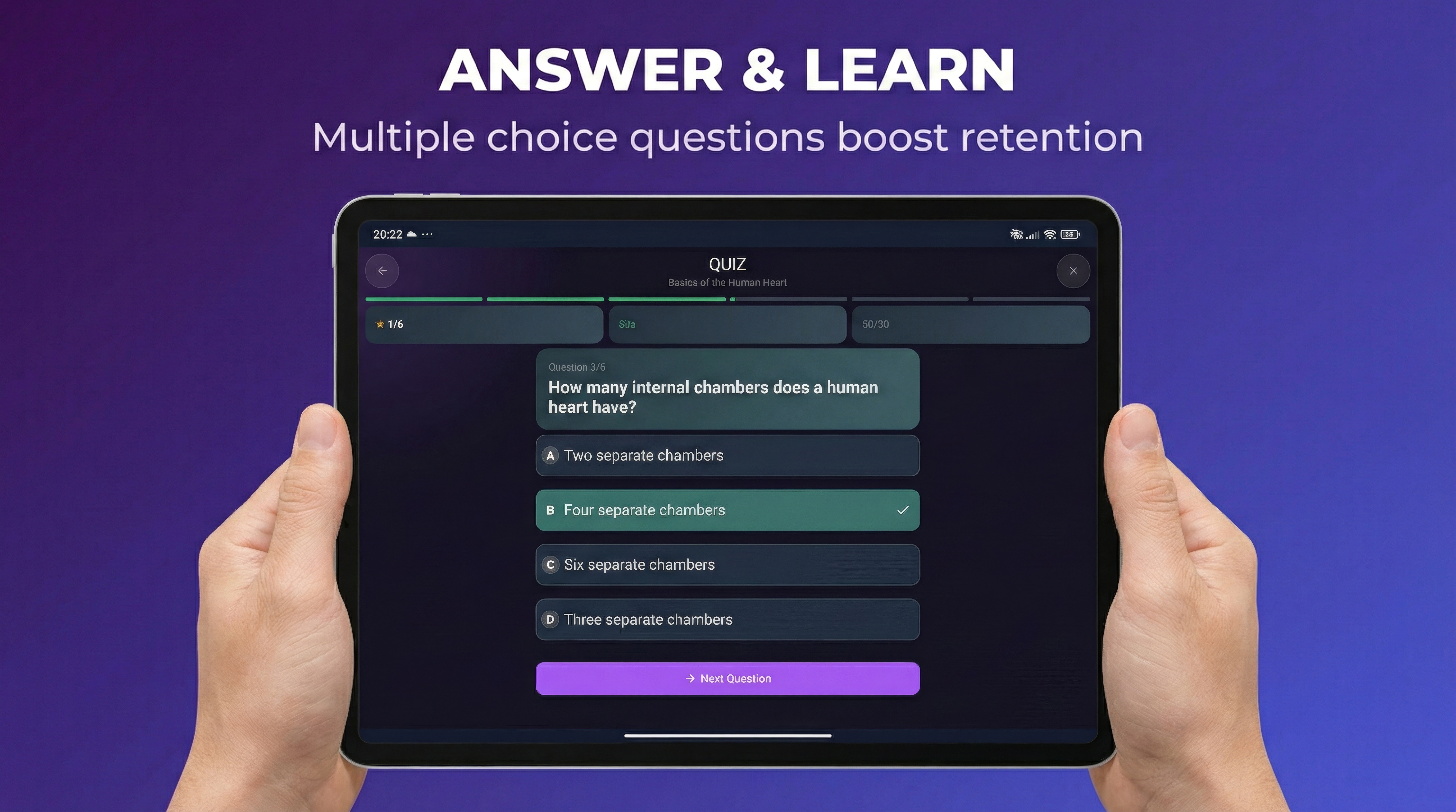 Answer and Learn - Quiz Task